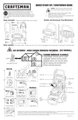 Craftsman CMXGWAS021021 Quick Start-Up