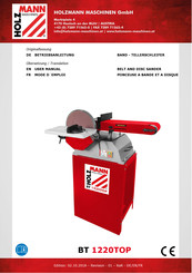 Holzmann Maschinen BT 1220TOP User Manual