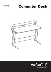 Songmics VASAGLE LWD292 Assembly Instructions Manual