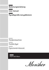 Monsher MDM 660 Blanc User Manual