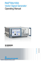 Rohde & Schwarz SMJ100A Operating Manual