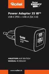 Rollei Power Adapter 35 WV2 Manual