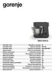 Gorenje MMC1000CA Instruction Manual