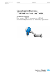 Endress+Hauser iTHERM SurfaceLine TM611 Operating Instructions Manual