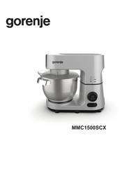Gorenje MMC1500SCX Instruction Manual