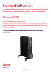 Livoo DOM502 User Manual