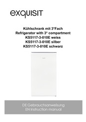 Exquisit KS5117-3-010E Instruction Manual
