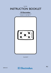 Electrolux EHG 97 Instruction Booklet