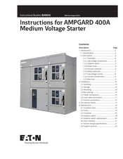Eaton AMPGARD 400A Instructional Booklet