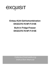 Exquisit EKGC270-70-NF-F-010E Instruction Manual