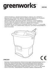 GreenWorks PWC301 Operator's Manual