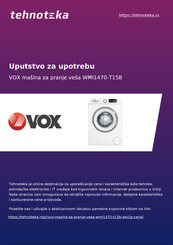 Vox WMI1470T15B User Manual