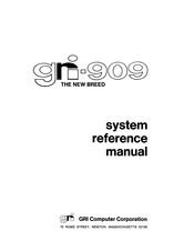 GRI GRI-909 Reference Manual