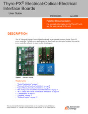 Advanced Energy Thyro-PX Electrical-Optical-Electrical Interface User Manual