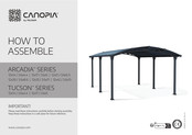 Palram CANOPIA ARCADIA Series Assembly Instructions Manual