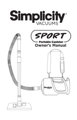 Simplicity SPORT S100 Owner's Manual