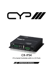 CYP CR-IPS4 Operation Manual