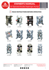 Alemlube ALE-5 Series Owner's Manual