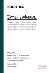 Toshiba 43C450MW Owner's Manual
