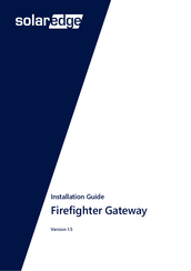 SolarEdge SE1000-CCG-F-S1 Installation Manual