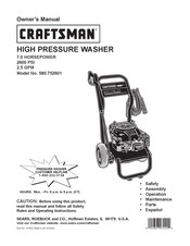 Craftsman 580.752601 Owner's Manual