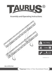 Taurus WTRS7001 Assembly And Operating Instructions Manual