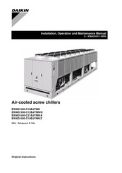 Daikin EWAD 650-C21BJYNN/A Installation, Operation And Maintenance Manual