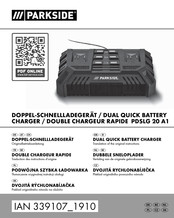 Parkside 339107 1910 Translation Of The Original Instructions