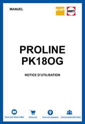 Proline PK18OG Operating Instructions Manual