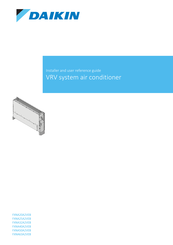Daikin FXNA50A2VEB Installer's Manual