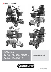 Sterling S410 HP Instructions For Use Manual
