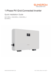 Sungrow SG7.5RS-L Quick Installation Manual