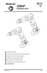 Snap-On CDR4P Series Original Instructions Manual
