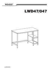 Songmics VASAGLE LWD47/047 Assembly Instructions Manual