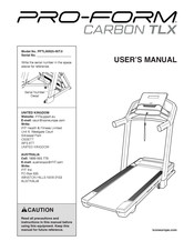 iFIT PRO-FORM CARBON TLX User Manual