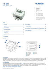 B Meters H7-BM1 User Manual