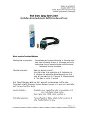 Innotek Spay Collar KIT11123 Manual