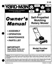 Yard-Man 122118R Owner's Manual