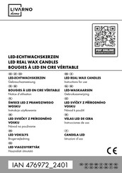 LIVARNO home 476972 2401 Instructions For Use Manual