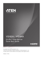 ATEN VS184A Quick Start Manual