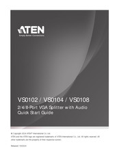 ATEN VS0102 Quick Start Manual
