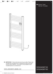 Flomasta 5059340987132 Instruction Manual