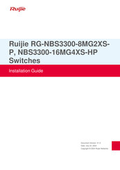 Ruijie NBS3300-16MG4XS-HP Installation Manual