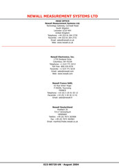 Newall B60 Manual