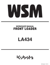 Kubota LA434 Workshop Manual
