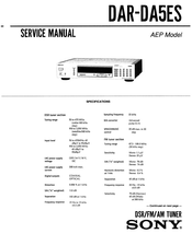 Sony DAR-DA5ES Service Manual