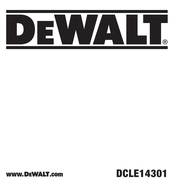 DeWalt DCLE14301 Original Instruction
