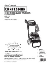 Craftsman 580.752301 Owner's Manual