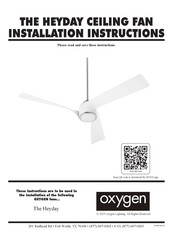Oxygen 3-125 Series Installation Instructions Manual