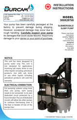 Burcam 300828TW Installation Instructions Manual